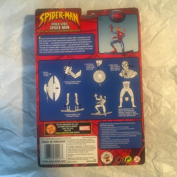 NEW Toybiz Spider Sense Spiderman Action Figure - Picture 2 of 9